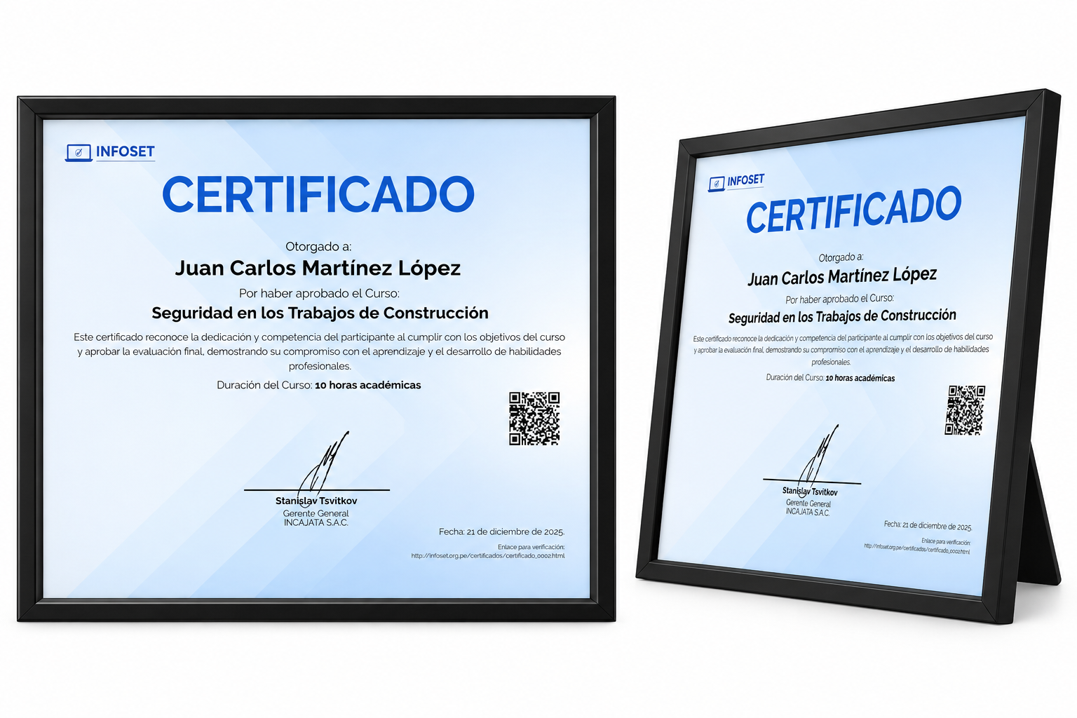 Ejemplo de certificado